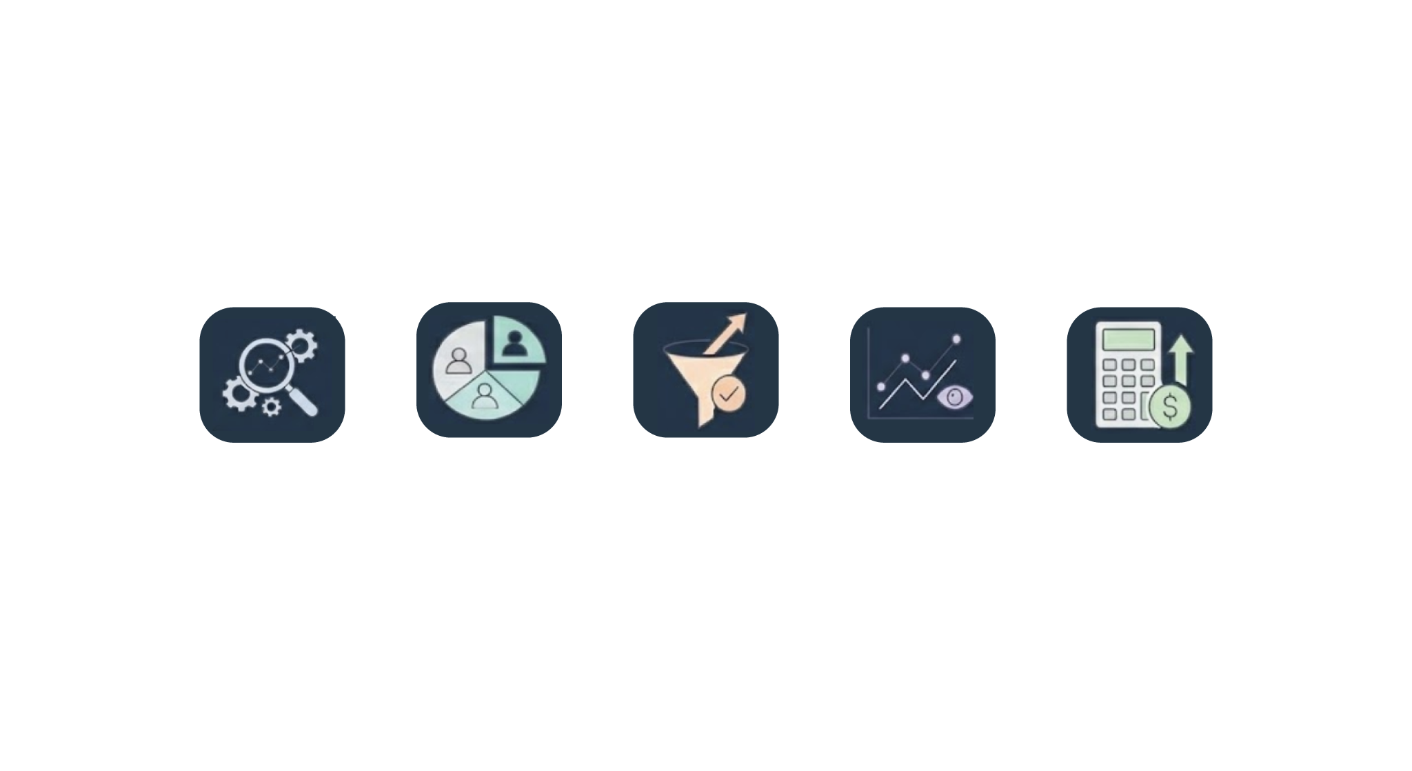 Data Analysis Service Icons